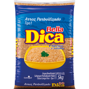 ARROZ BELLA DICA TP-1 5KG PARBOILIZADO